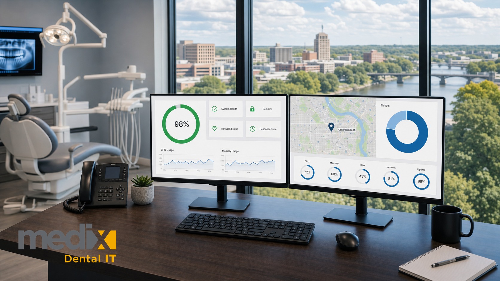 Dental IT support in Cedar Rapids, Iowa