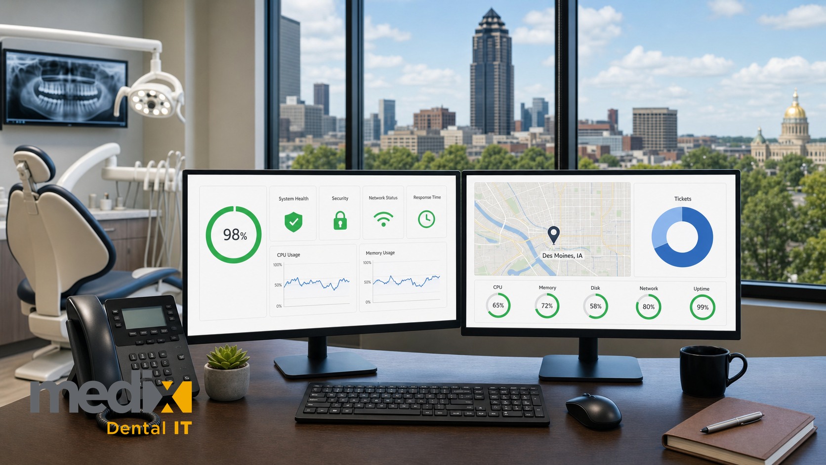 Dental IT support in Des Moines, Iowa