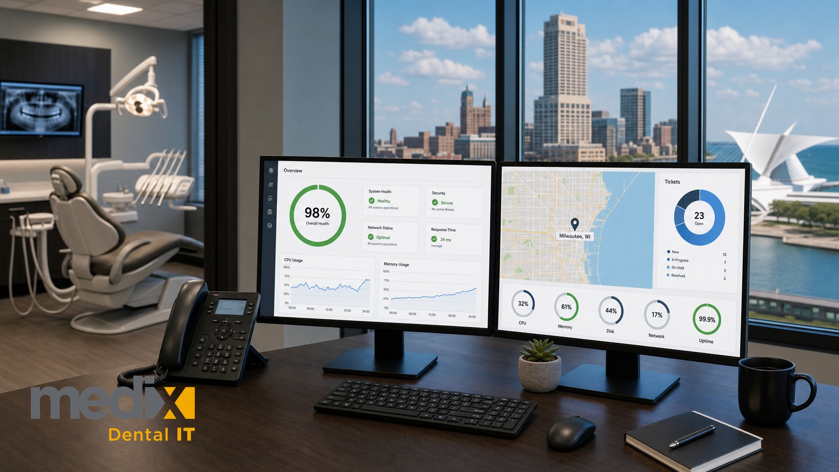 Dental IT support in Milwaukee, Wisconsin